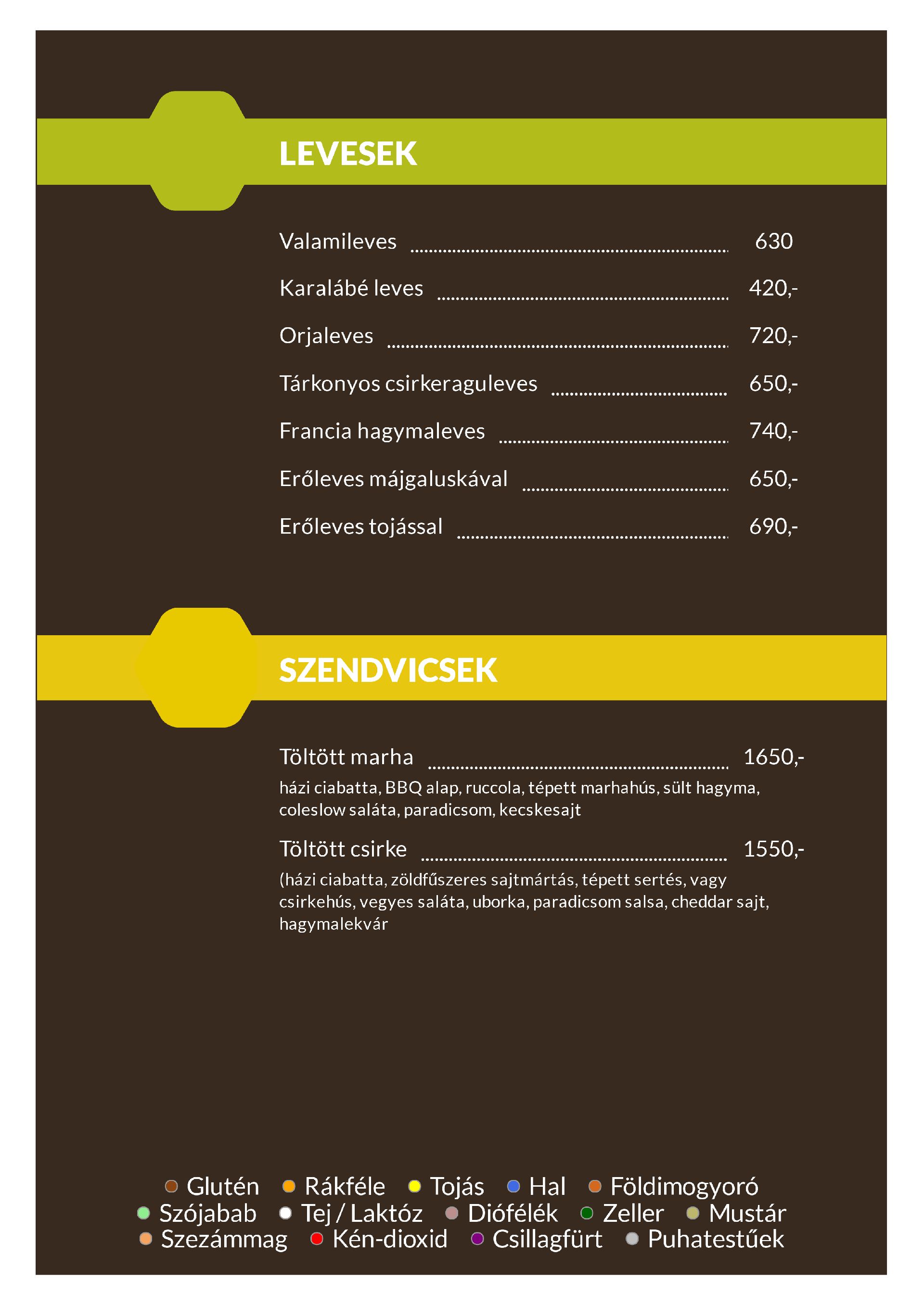 Istanbul A4 menu 2
