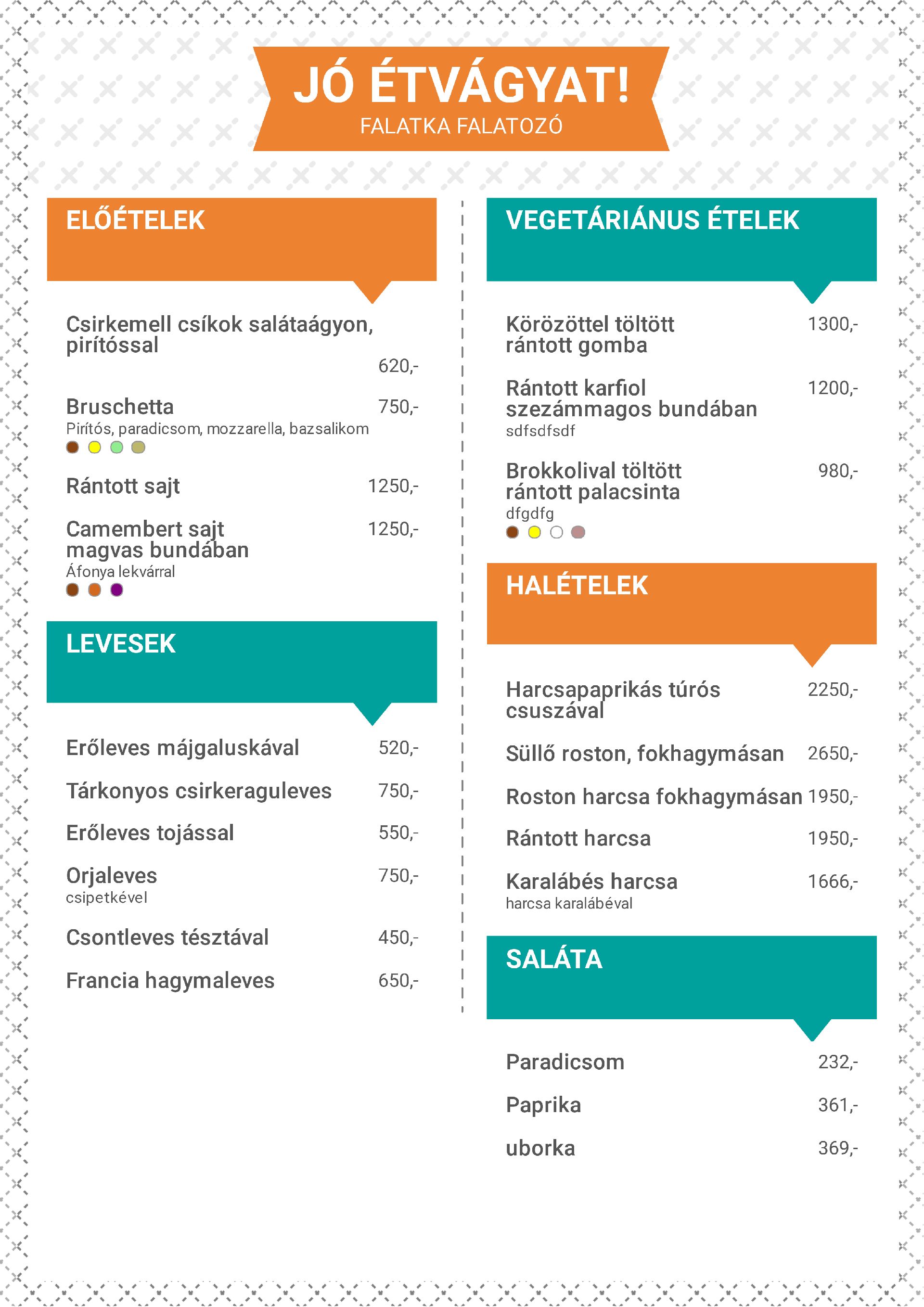 Rotterdam A4 menu 1
