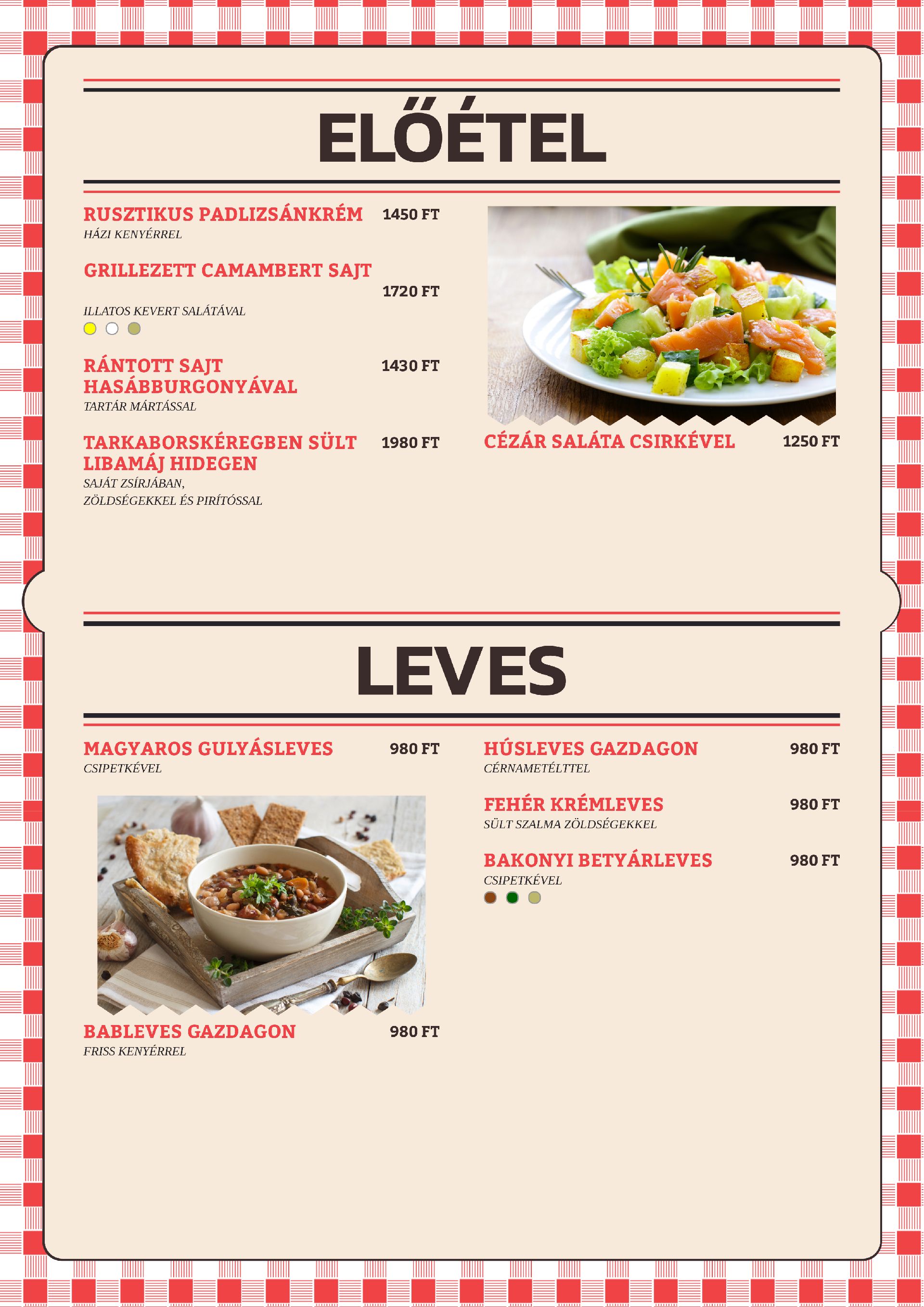 Munchen A4 menu 1